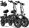 Folding Electric Bike for Adults – 14" Portable E-Bike with 500W Peak Motor, 20 MPH Top Speed, Up to 40-Mile Range & UL 2849 Certified