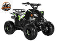 110CC Kids Gas ATV – 4-Stroke Off-Road Quad with Speed Limiter, Front & Rear Brakes, LED Lights & Heavy-Duty Steel Frame